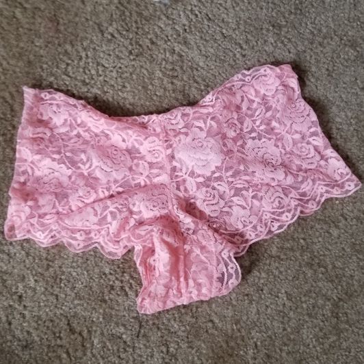 My light pink lace panties