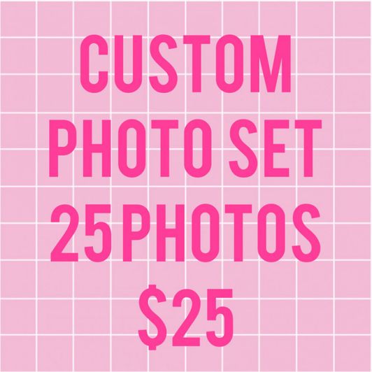 25 custom photos