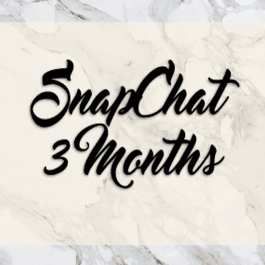 Snapchat 3 months