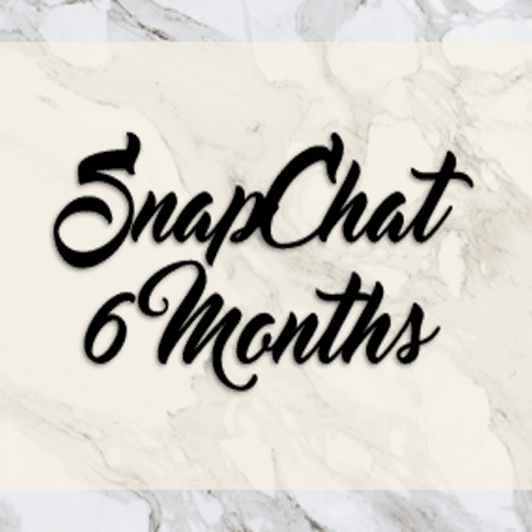 Snapchat 6 Months