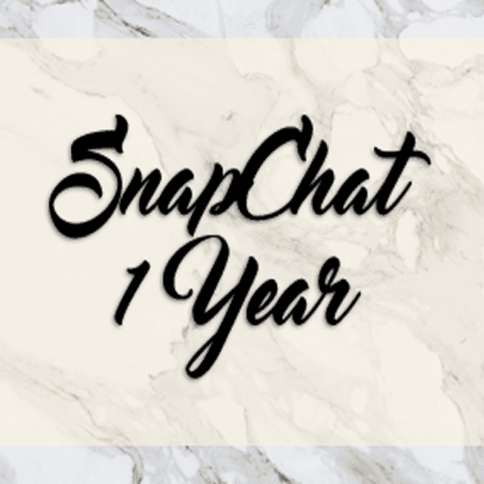 Snapchat 1 Year