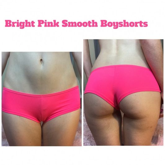 Bright Pink Smooth Boyshorts Panties