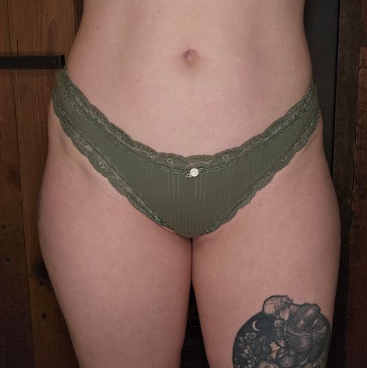 Cute Green Cotton Panties