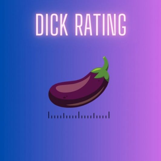 Dick Rating Text Only