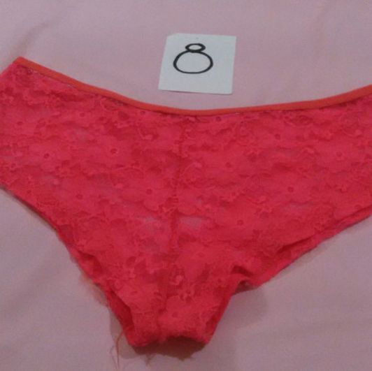 Hot Pink Lace French Cut