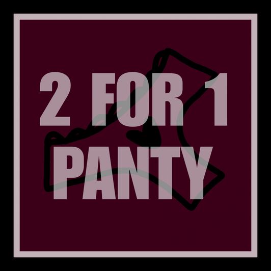 Panty 2 for 1