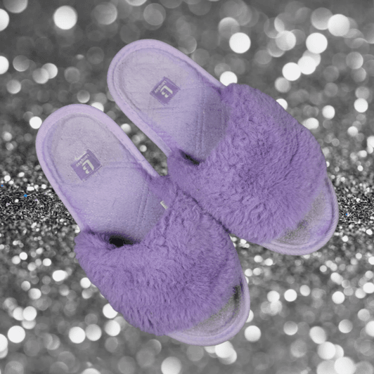 Smelly and Dirty Purple Slippers