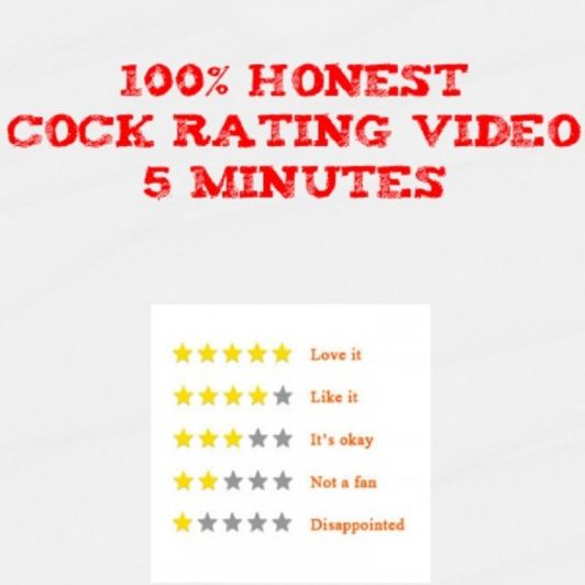 Cock Rating Video 5 minutes