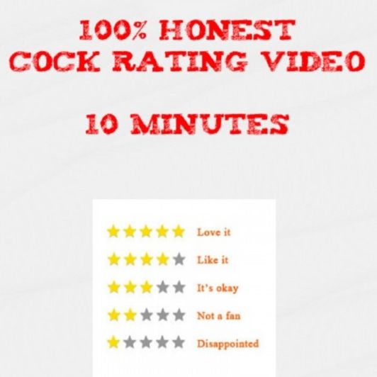 Cock Rating Video 10 Minutes