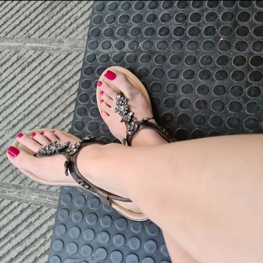 My used sandals