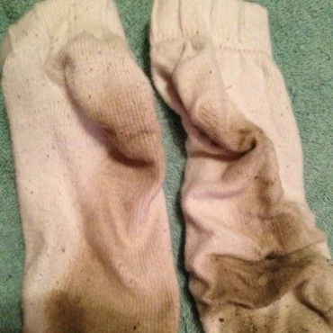Dirty Ankle Socks Worn by Greta