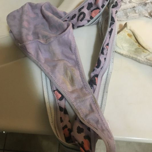 Used Panties with cremepie