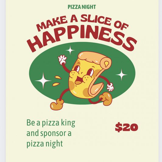 Sponsor pizza night