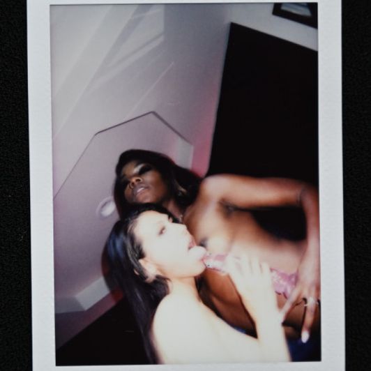 Polaroid with Ana Foxxx