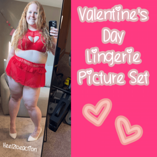 Valentines Day Lingerie Picture Set