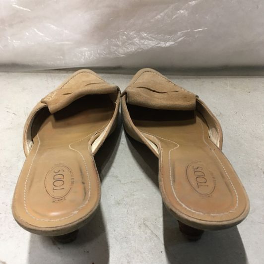 Well worn Todds Mules