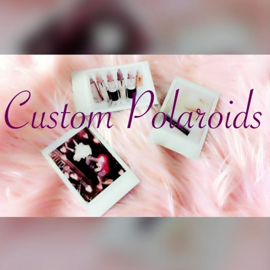 5 custom polaroids