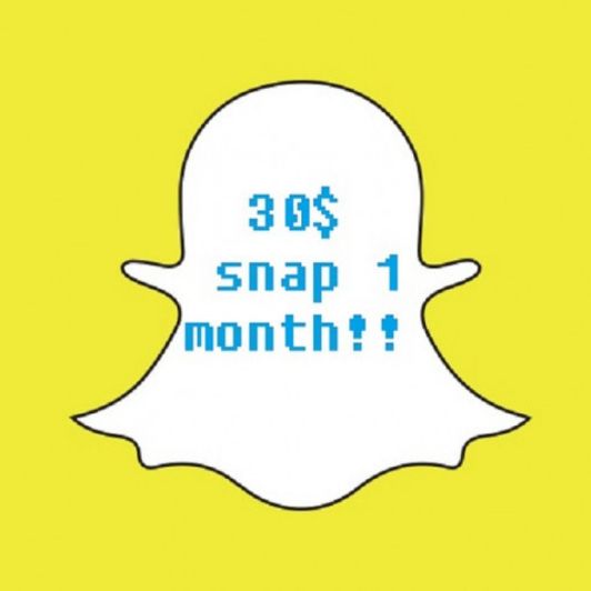 Snapchat 1 month !
