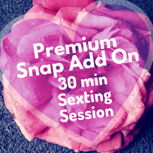 Add on 30 min Sexting Session