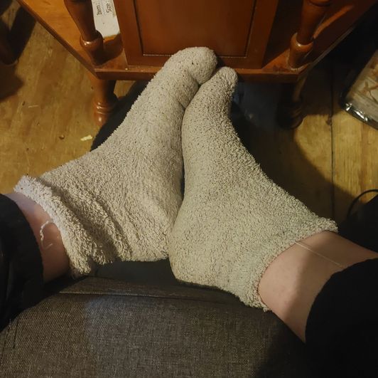 Fuzzy winter socks