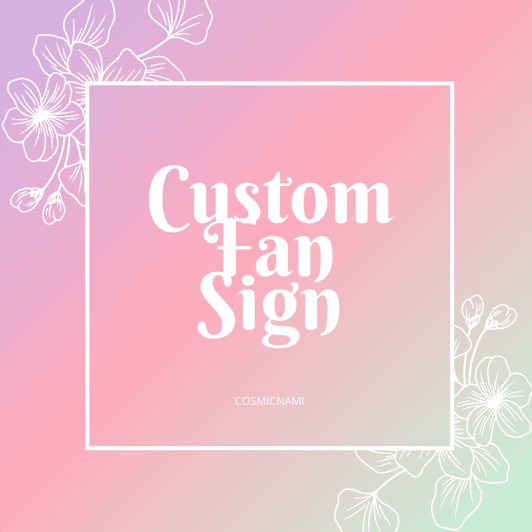 Custom Fan Sign Video