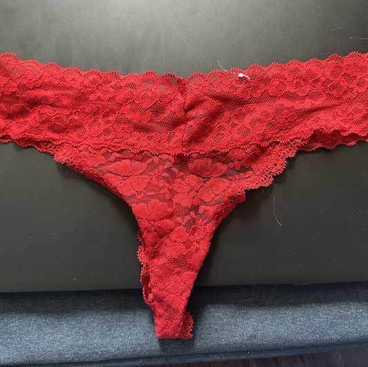 sexy red thong