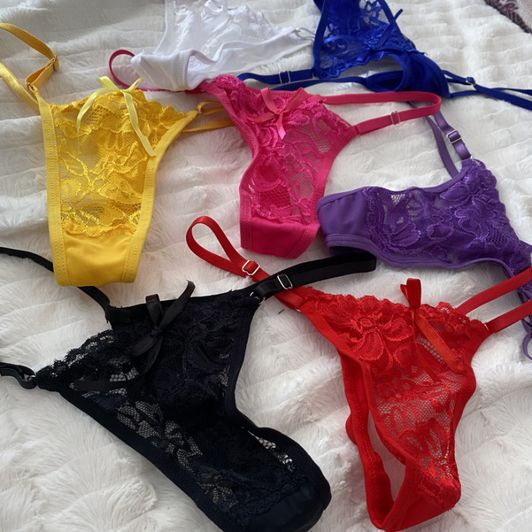 Dirty sexy tiny thongs choose color