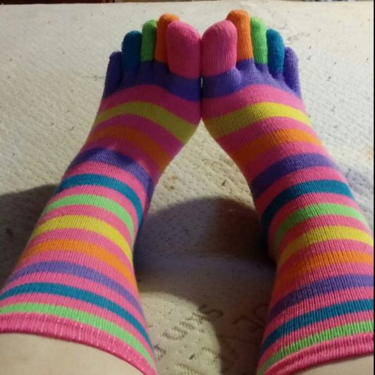 dirty bare feet and some sock pics