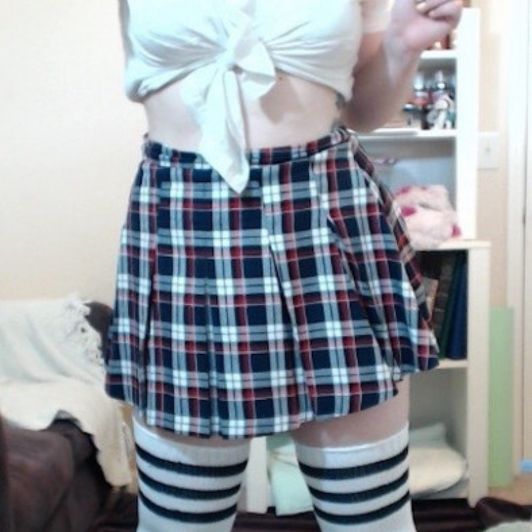 School Girl Outfit Photo Set