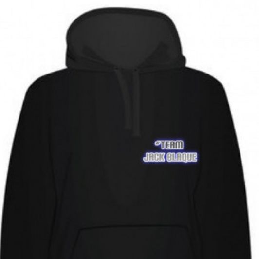 Team Jack Blaque mens logo hoodie