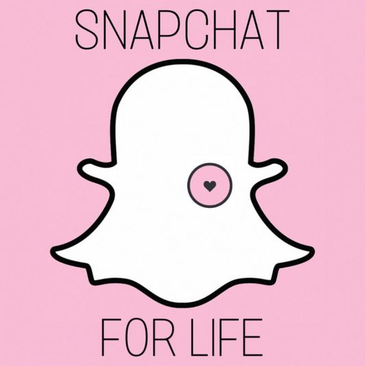 MY SNAPCHAT FOR LIFE