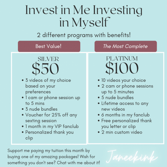Invest in Me Silver Package
