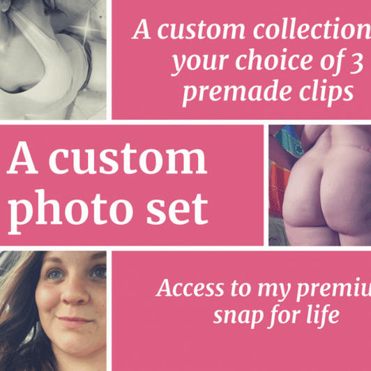 Custom vid and pic package