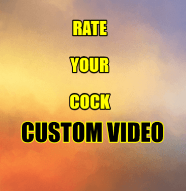 Rate Your Cock Custom Video