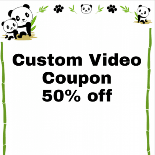 Custom video coupon!