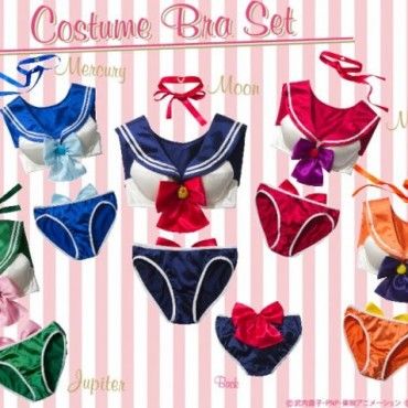 Sailor Moon Bra and Panty Set