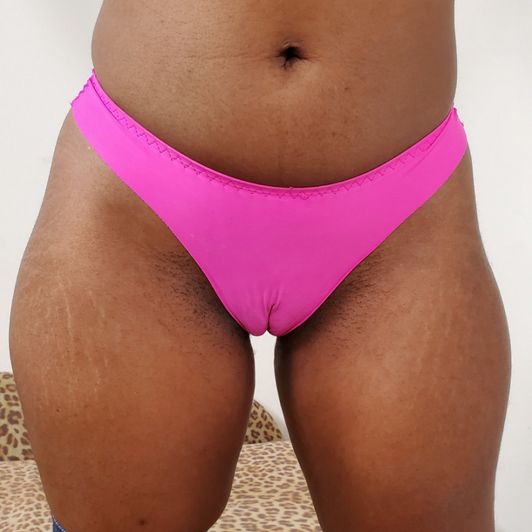 Pink Seanless One Size Thong