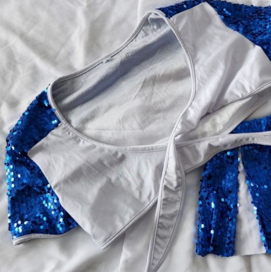Sequined Cheerleader Outfit