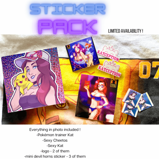 STICKER PACK! 8 stickers