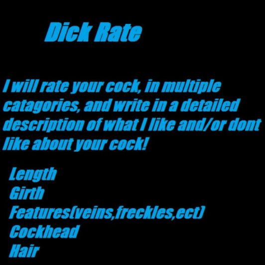 Dickrate