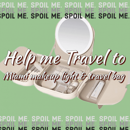 Make up light and travel bag for Miami