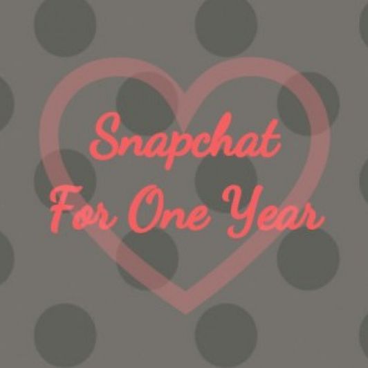 One Year Snapchat Access