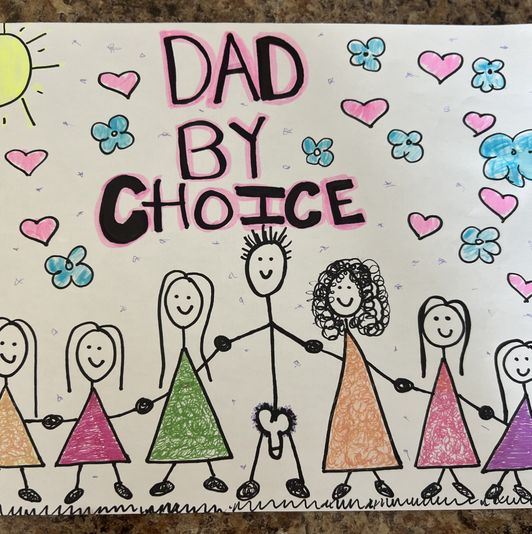 Dad by choice art