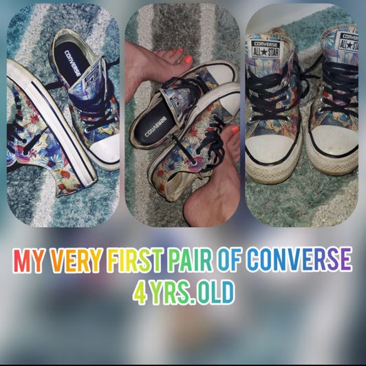 My first pair of Converse 4 yrsold