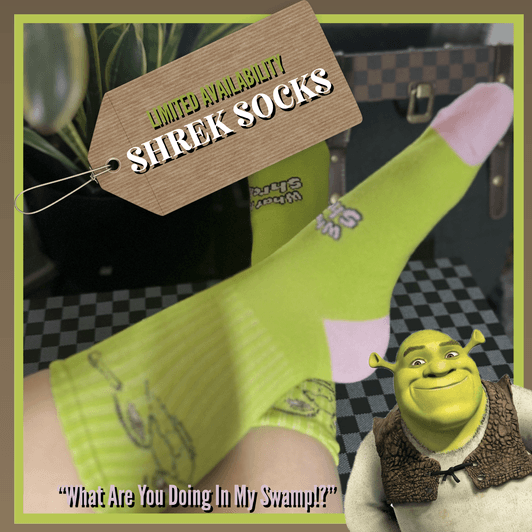 Limited Availibilty: Shrek Socks