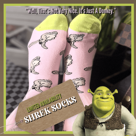 Limited Availibilty: Shrek Socks 2