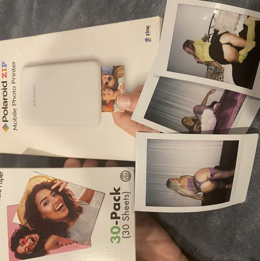 Custom printed Polaroid’s