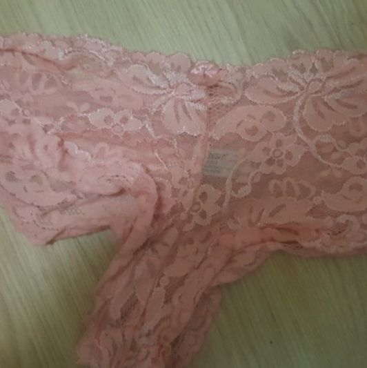 pink lace panty