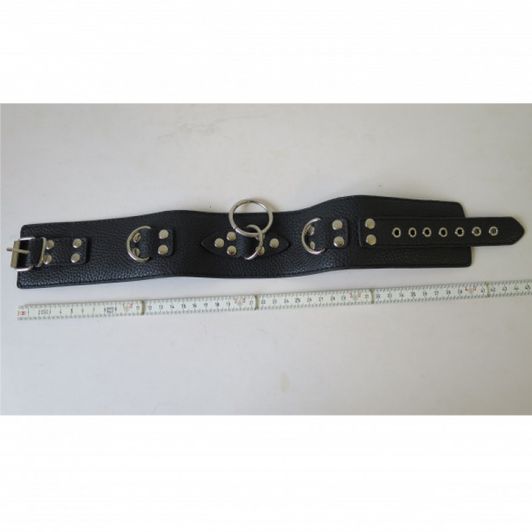 PVC leather dog collar