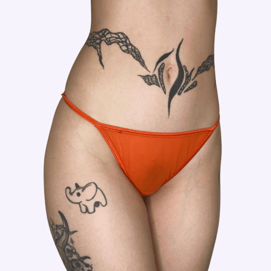 Orange panties